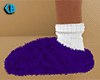 Purple Fluffy Slippers F
