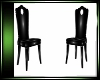 Black PVC Chair Set