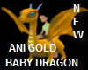 Anim Dragon Baby GOLD