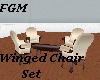 !FGM Winged Chair Set