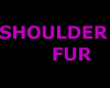 Pink/Blue Shoulder Fur
