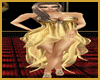 ! Romantic Gold Dress
