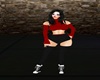 Red/Black Casaul Outfit
