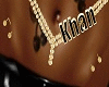 belly bars gold