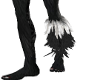 skunk L leg fur
