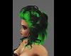 Black/Green Tamara Hair