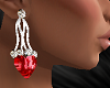 Red Hearts Earrings