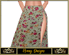 Boho Maxi Skirt Floral