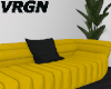 Yellow Turq Sofa