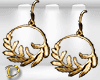 D| Earrings Gold Hoops