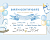 PJ's Birth Certificate