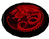 black rug w red dragon