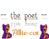 the poet tag sticker