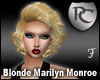 Blonde Marilyn Monroe