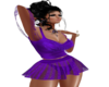 Purple glamour skirt UA