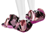 Pink house shoes