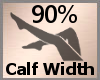 Calf Width Scaler 90% FA