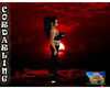 Black Red Heart Jeans