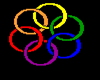Animated Gay Pride Rings