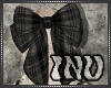 ☆ blk plaid bow