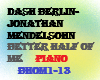 better half of me piano