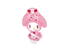 my melody v-day cutout