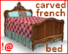 !@ Carved french bed
