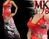 Mk78 Red asian dress