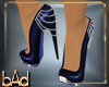 Blue Pearl Chained Heels