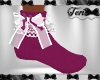 Purple Prose Ankle Socks
