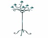 Teal Candle stand