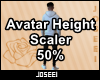 Avatar Height Scale 50%