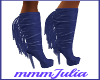 Fringed Boot Blue2