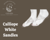 Calliope White Sandles