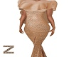 𝓩- Sepia Cloak Gown