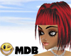 ~MDB~ RED BLACK MIA HAIR