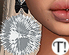 T! Pompom Earrings Blk