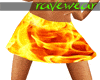 Rave Fire Mini Skirt