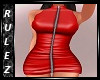 Red Leather Dress RL
