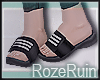 R| Lazy Sandal. Black