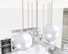 white globe lights