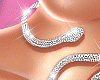E* Dia Snake Necklace
