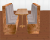 Wood Dinning Booth