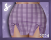 𝓼* bow skirt purple