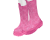 designer pink boots
