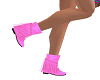Kids Pink Suede Boots