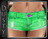 Cowgal Shorts Green