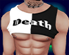 Death shirt+Piercing W/B