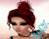 Red Messy Bun