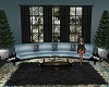 BLUE MOD CHRISTMAS COUCH